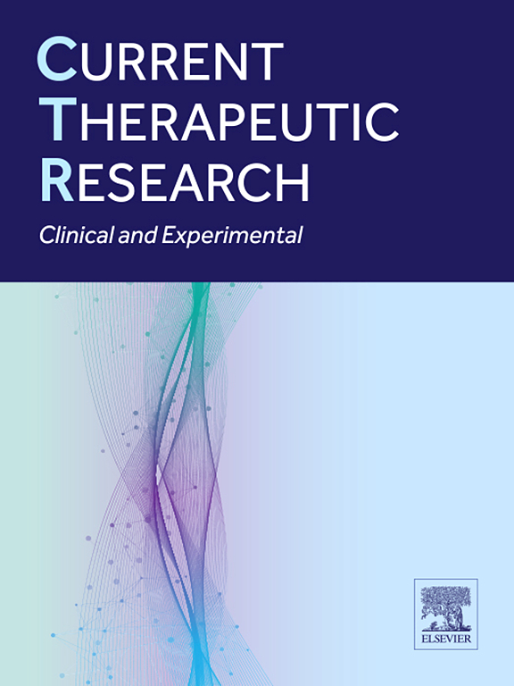 Go to journal home page - Current Therapeutic Research